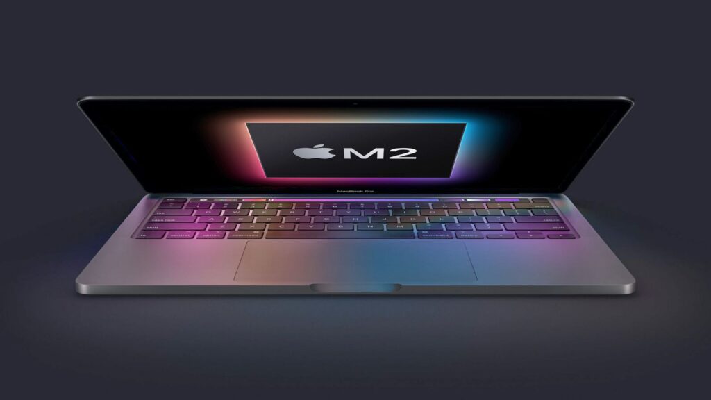 An updated 13 inch MacBook Pro with an M2 processor