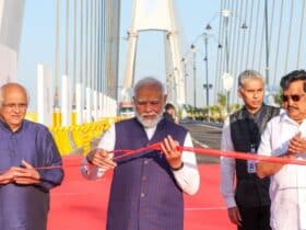 PM Modi Inaugurates Sudarshan Setu and Dives Underwater For Dwarka Darshan