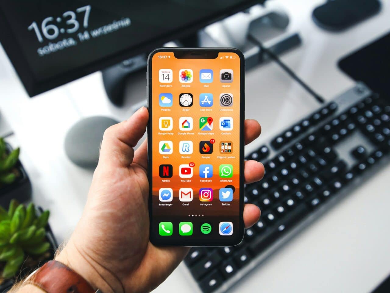 On iPhones