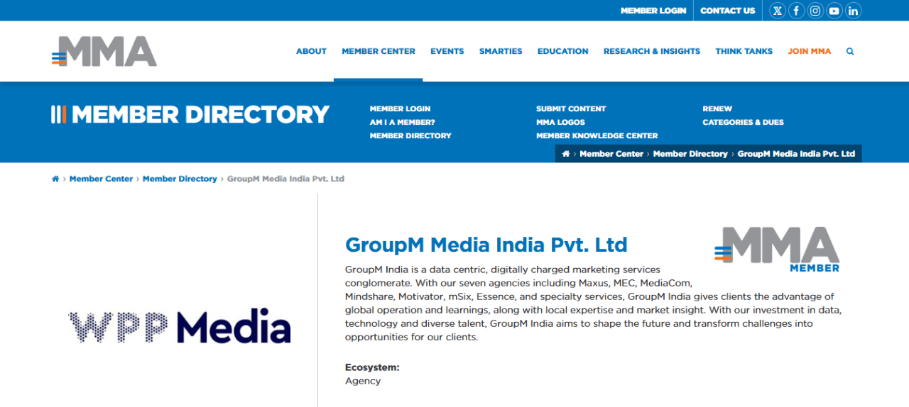 GroupM Media India