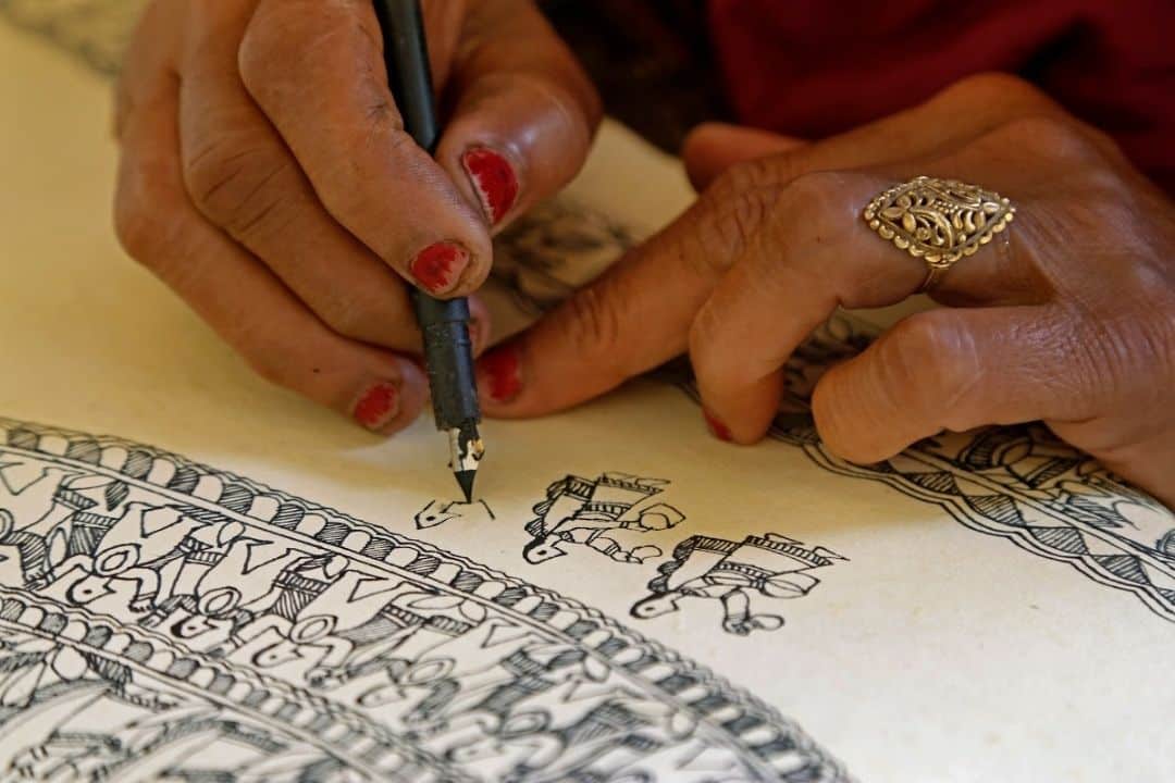 Techniques and Materials Used in Madhubani Art