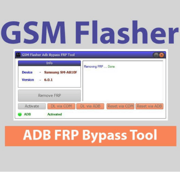 GSM Flasher ADB Bypass