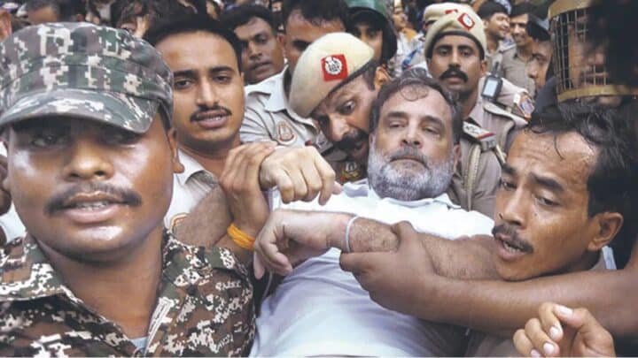 Rahul Gandhi Detained During India Protest Over Student Movement